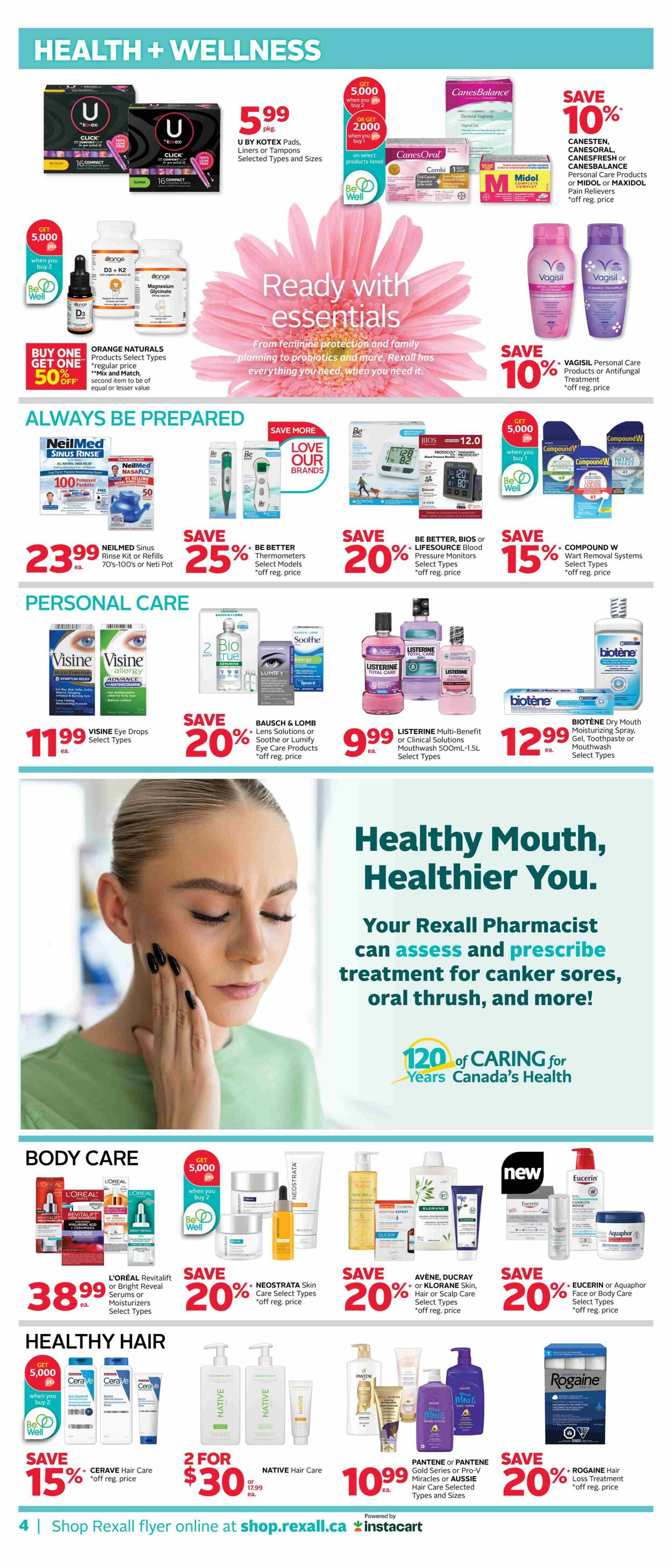 Flyer Rexall 29.08.2025 - 04.09.2025