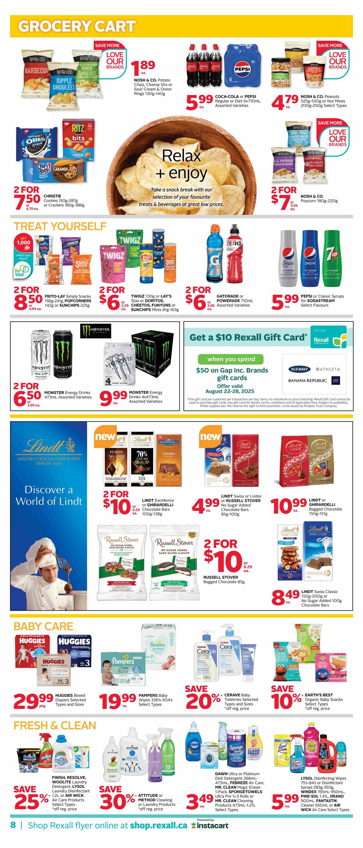Flyer Rexall 22.08.2025 - 28.08.2025