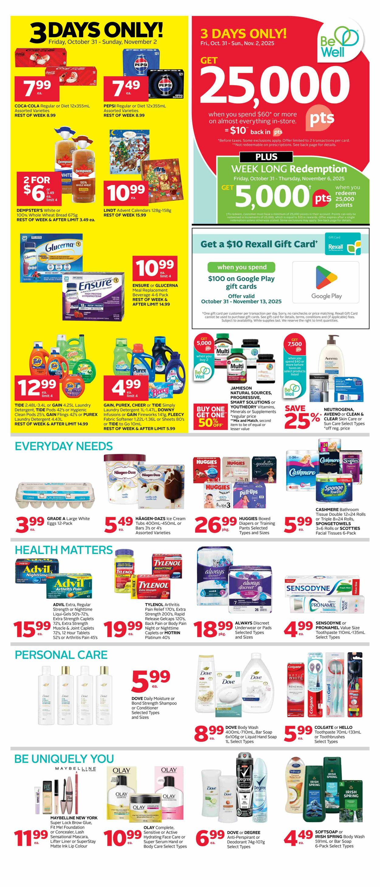 Flyer Rexall 31.10.2025 - 13.11.2025