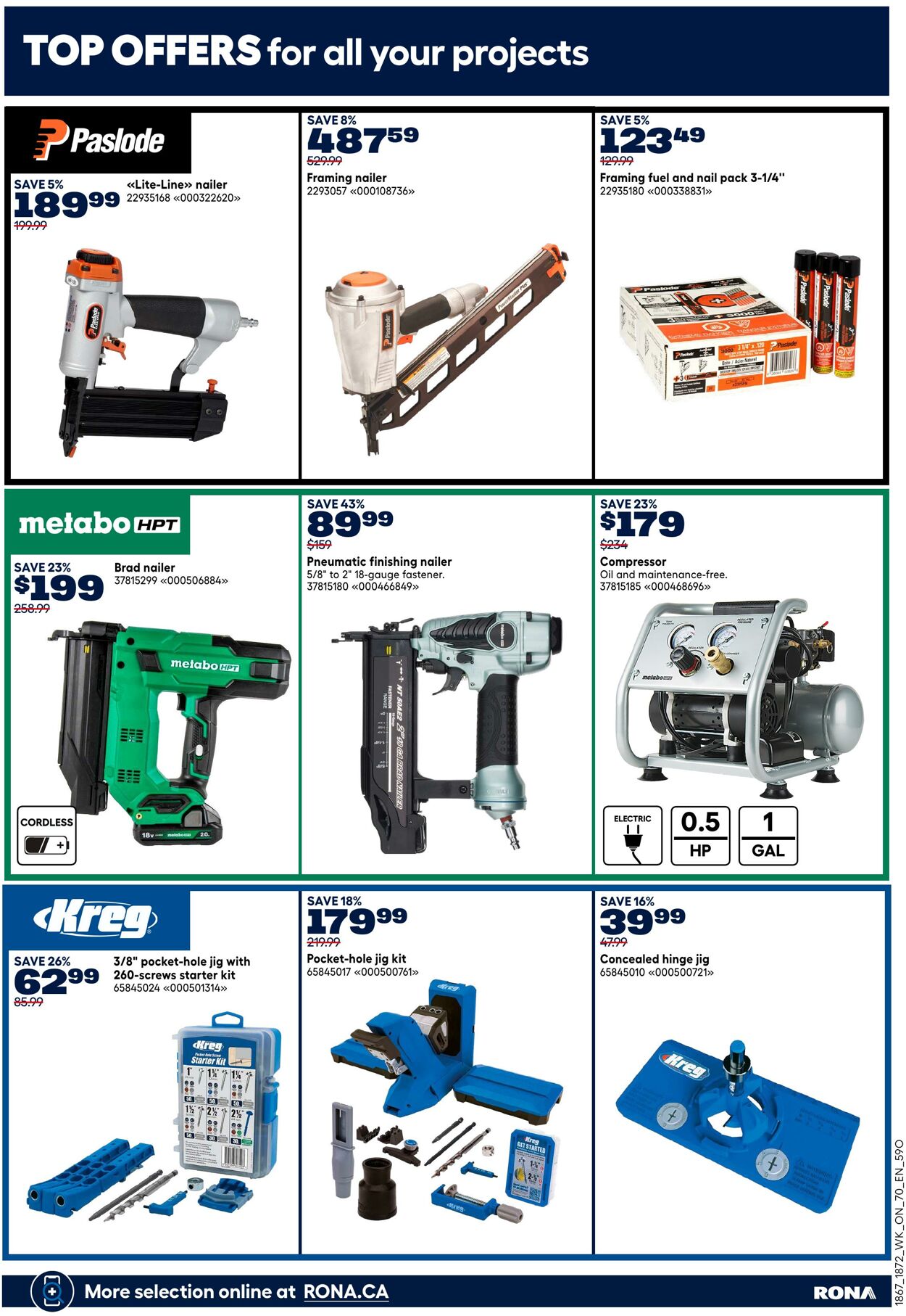 Flyer RONA 06.11.2025 - 28.01.2026