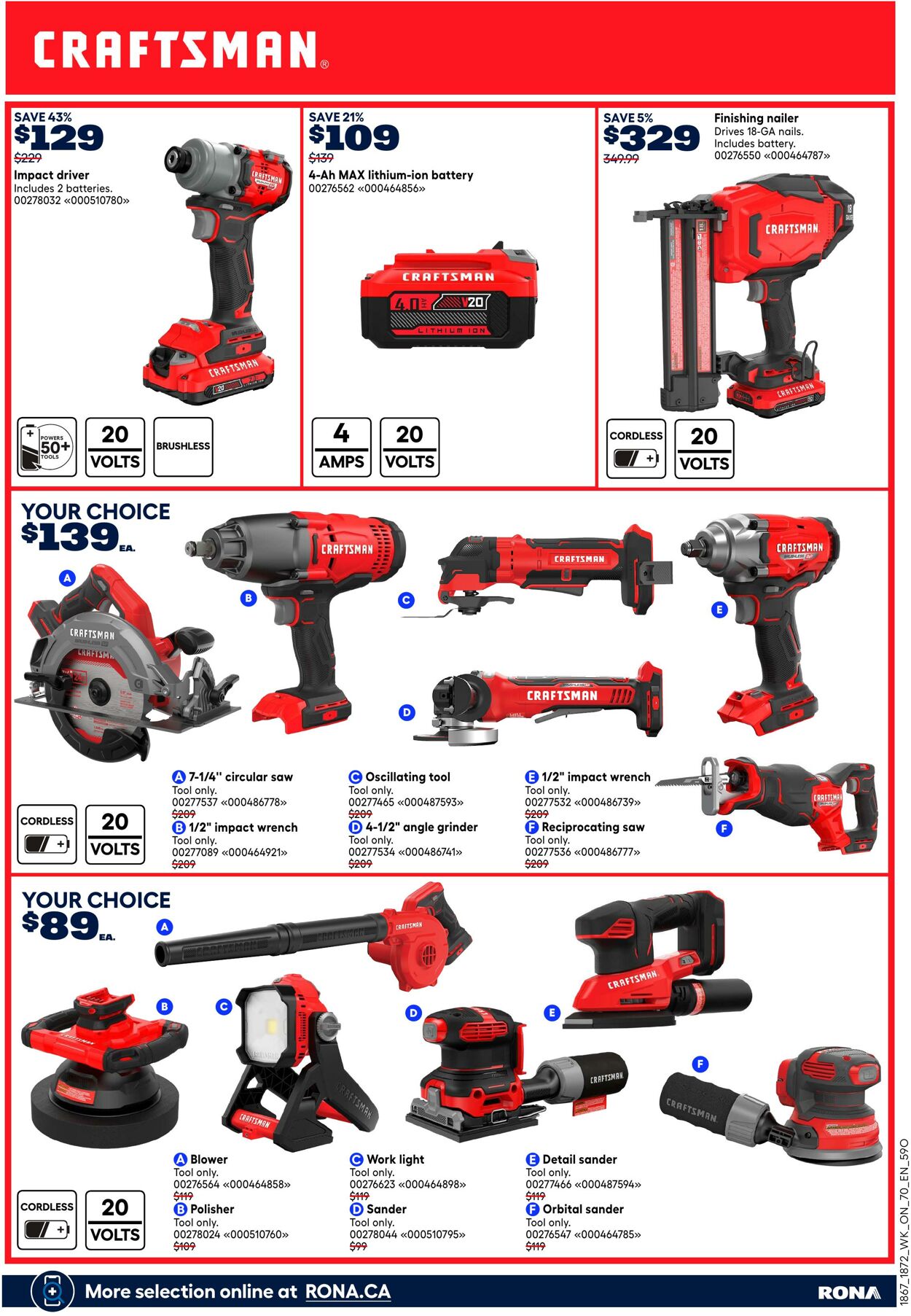 Flyer RONA 06.11.2025 - 28.01.2026