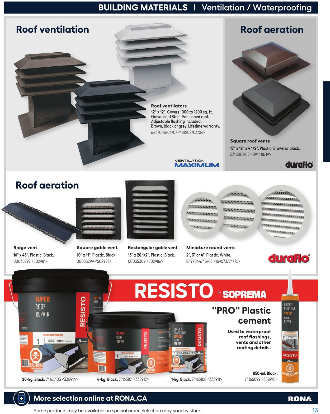 Flyer RONA 22.04.2025 - 21.04.2026