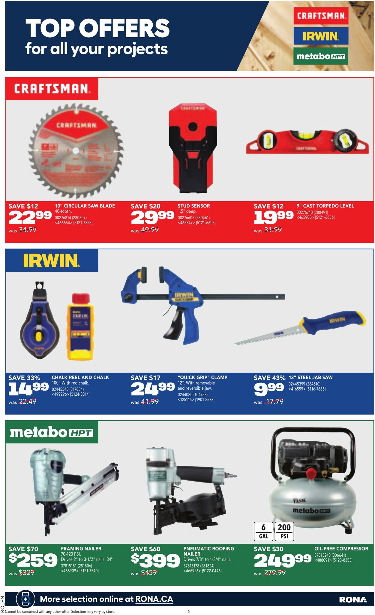 Flyer RONA 08.05.2025 - 30.07.2025