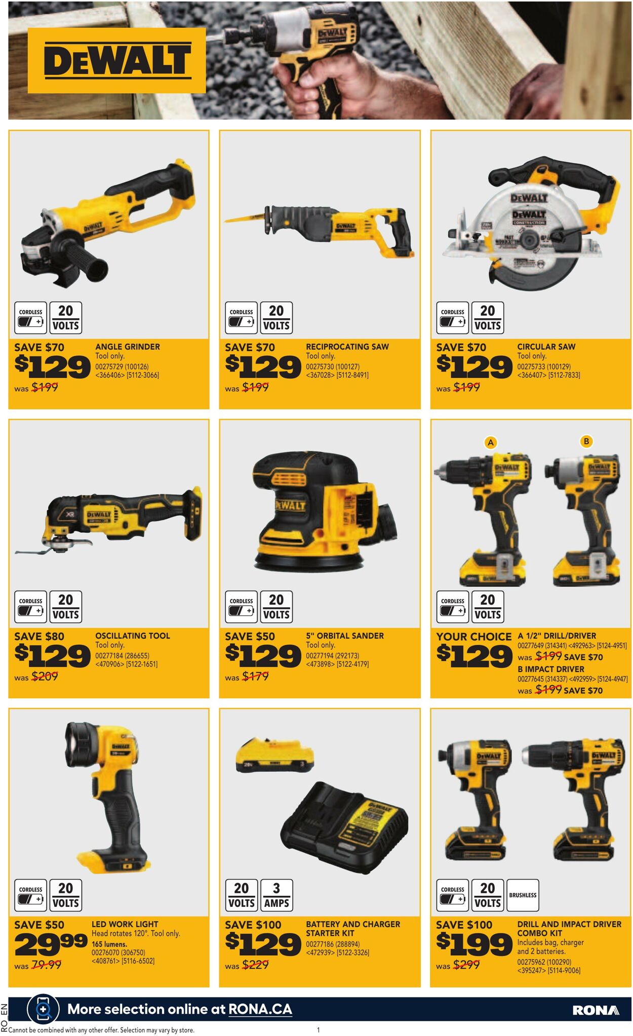 Flyer RONA 08.05.2025 - 30.07.2025