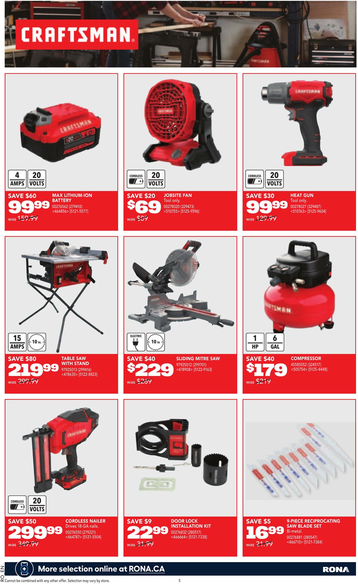 Flyer RONA 08.05.2025 - 30.07.2025