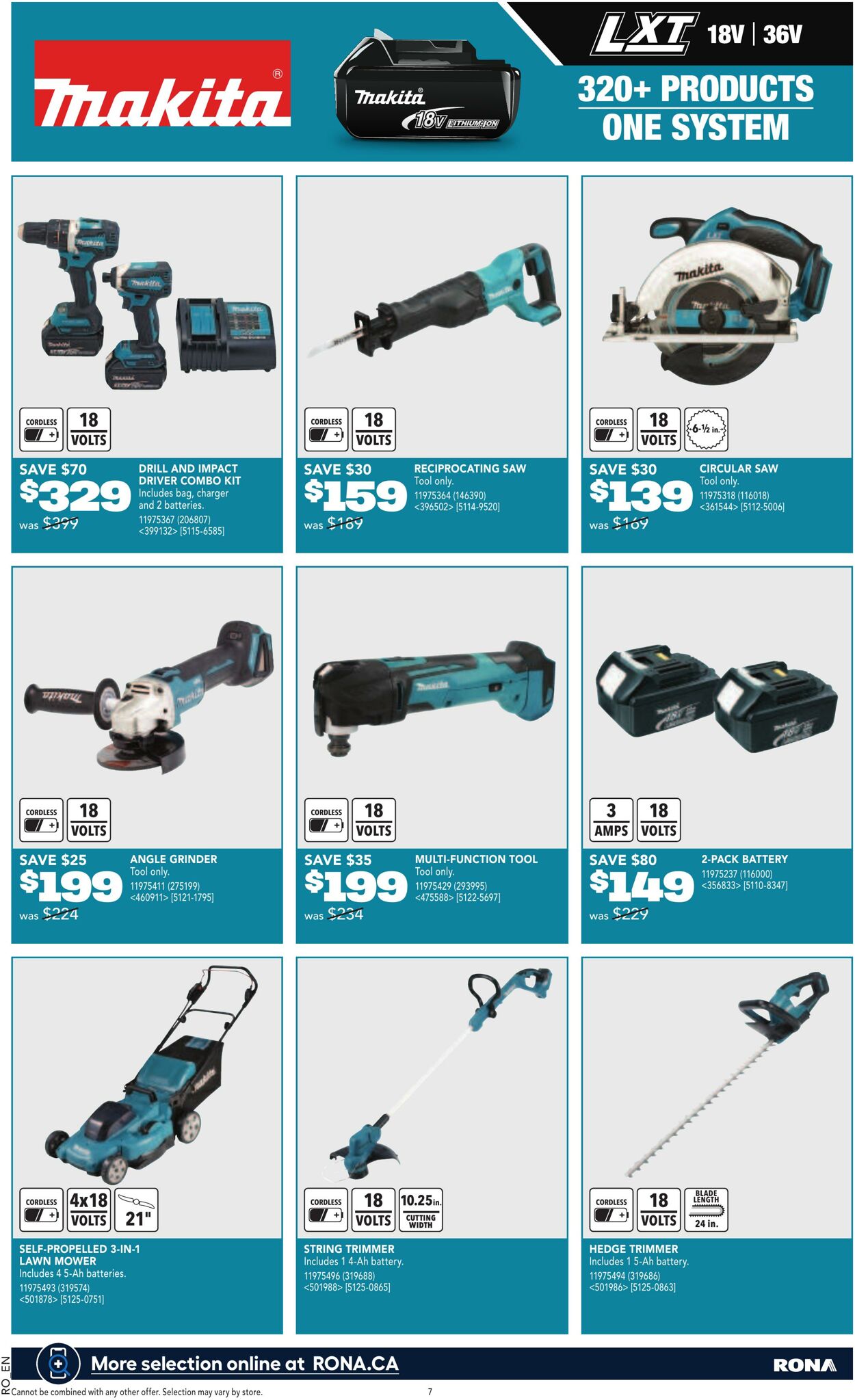 Flyer RONA 08.05.2025 - 30.07.2025