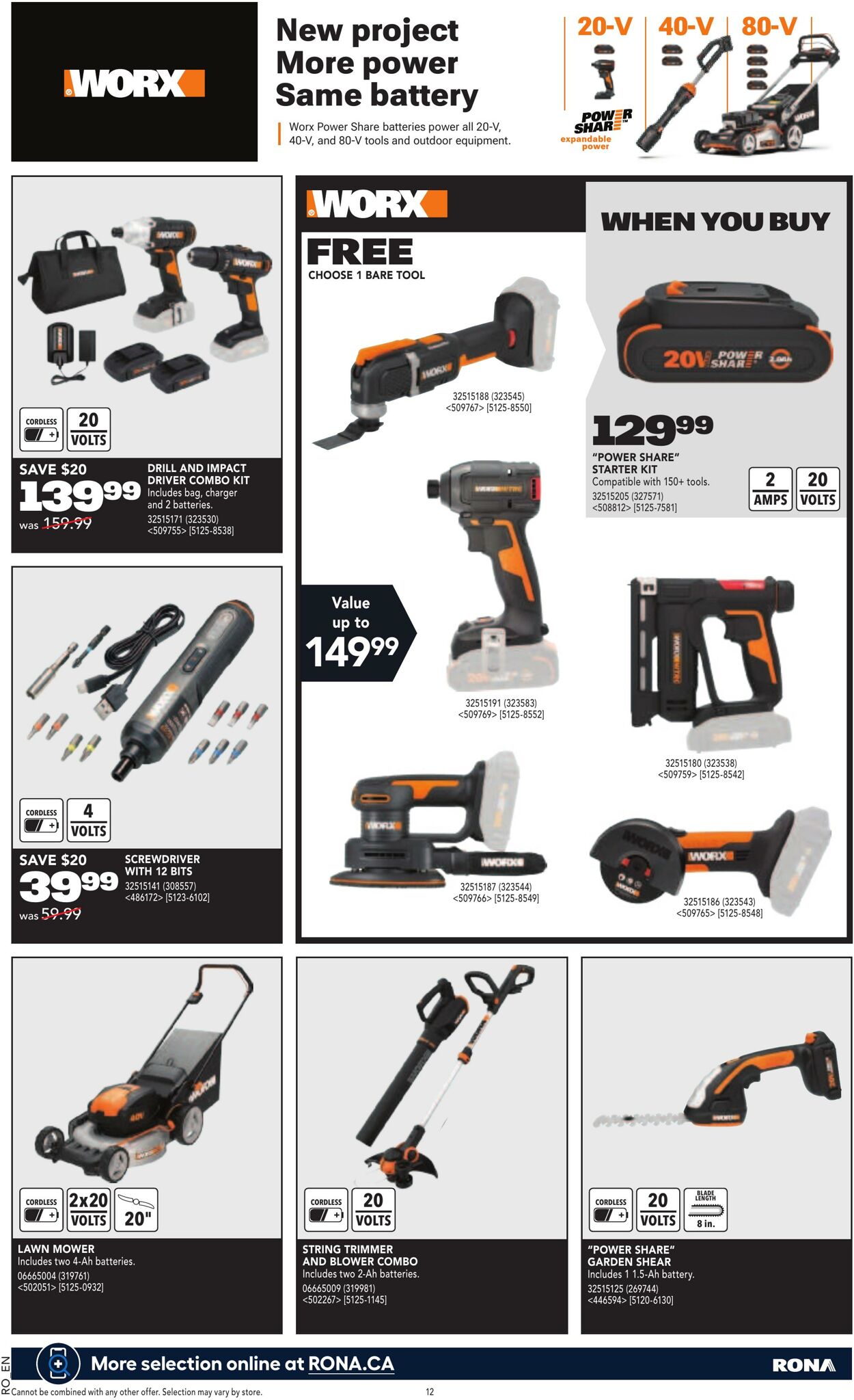 Flyer RONA 08.05.2025 - 30.07.2025