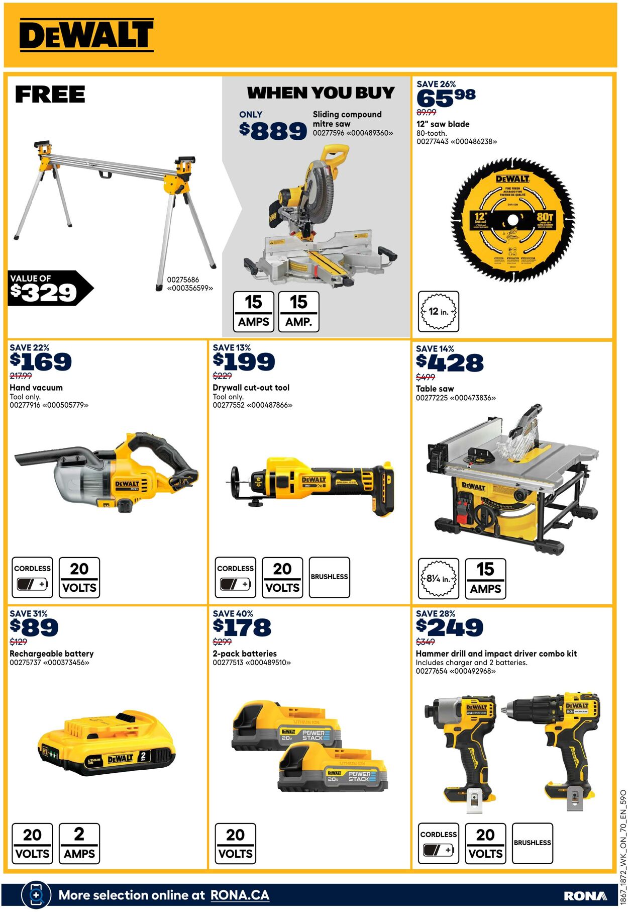Flyer RONA 06.11.2025 - 28.01.2026