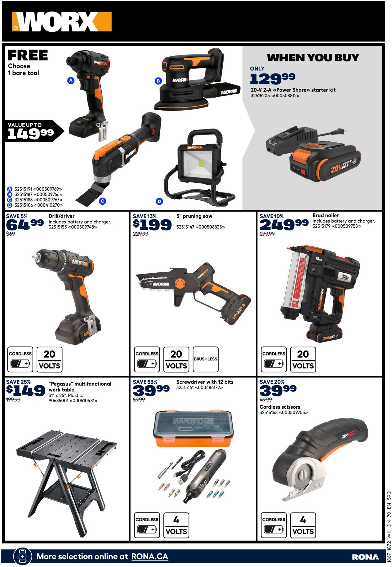 Flyer RONA 06.11.2025 - 28.01.2026