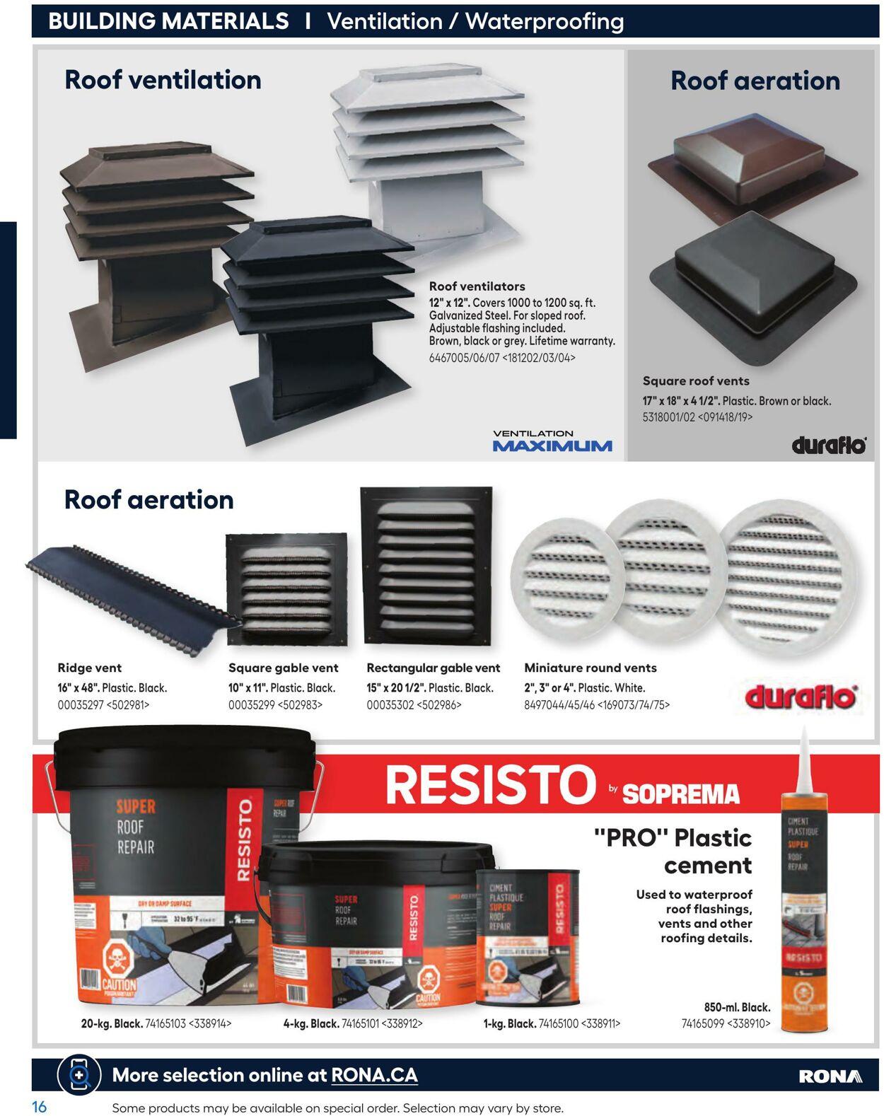 Flyer RONA 26.02.2026 - 24.02.2027