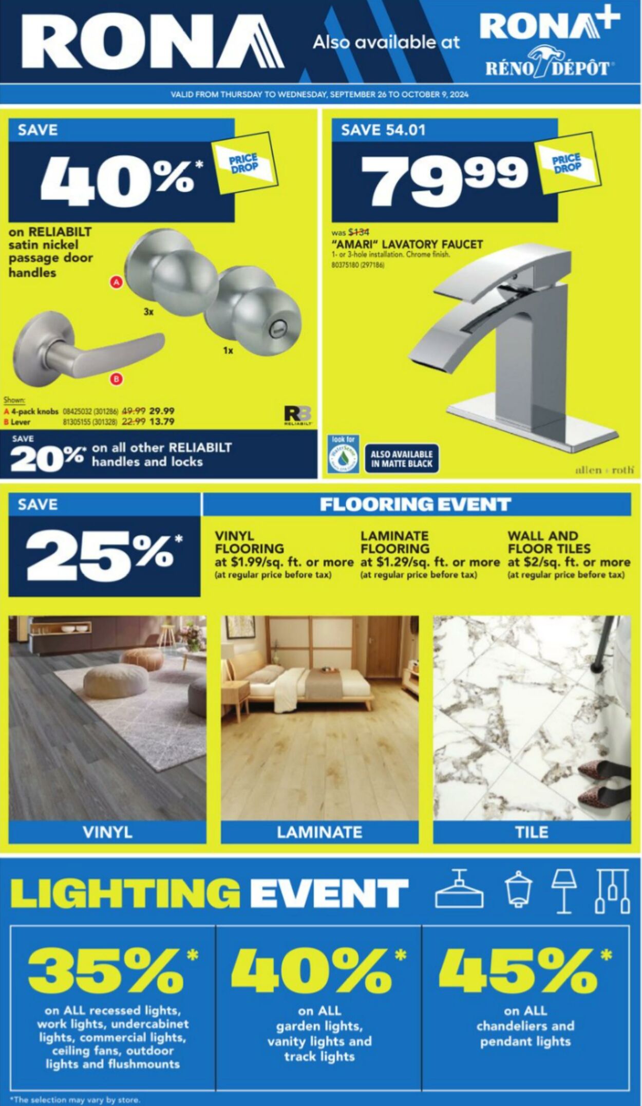 Lowe's Promotional flyers