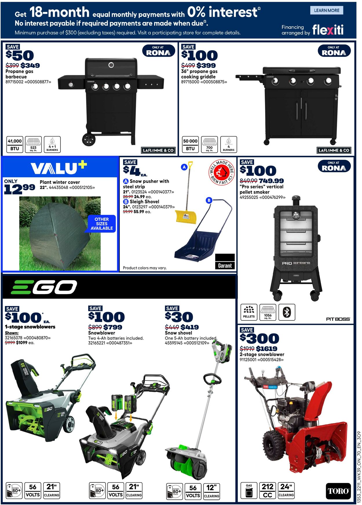 Flyer RONA 23.10.2025 - 05.11.2025