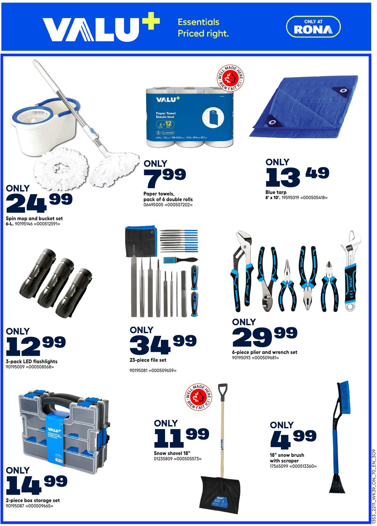 Flyer RONA 23.10.2025 - 05.11.2025