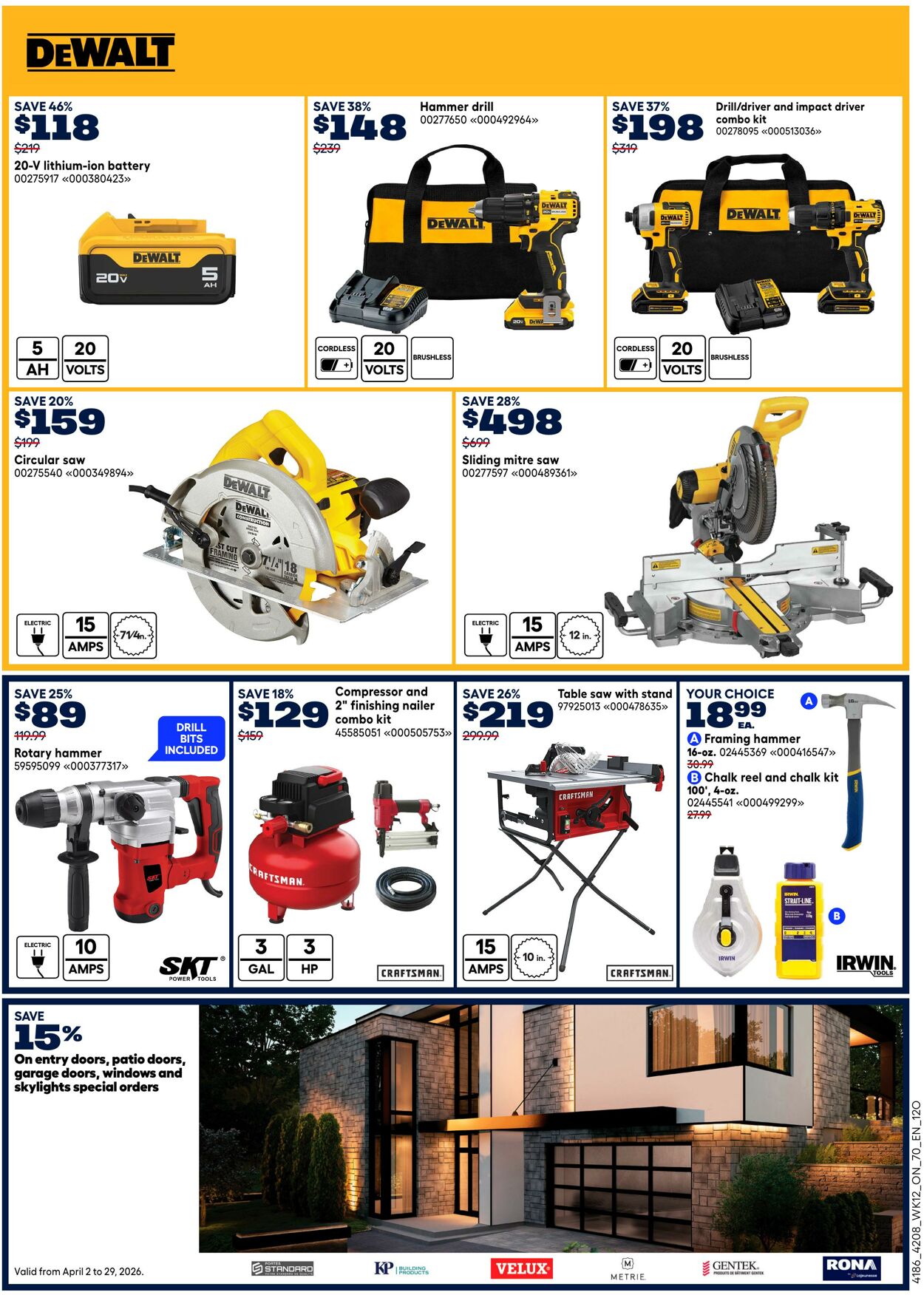 Flyer RONA 16.04.2026 - 22.04.2026