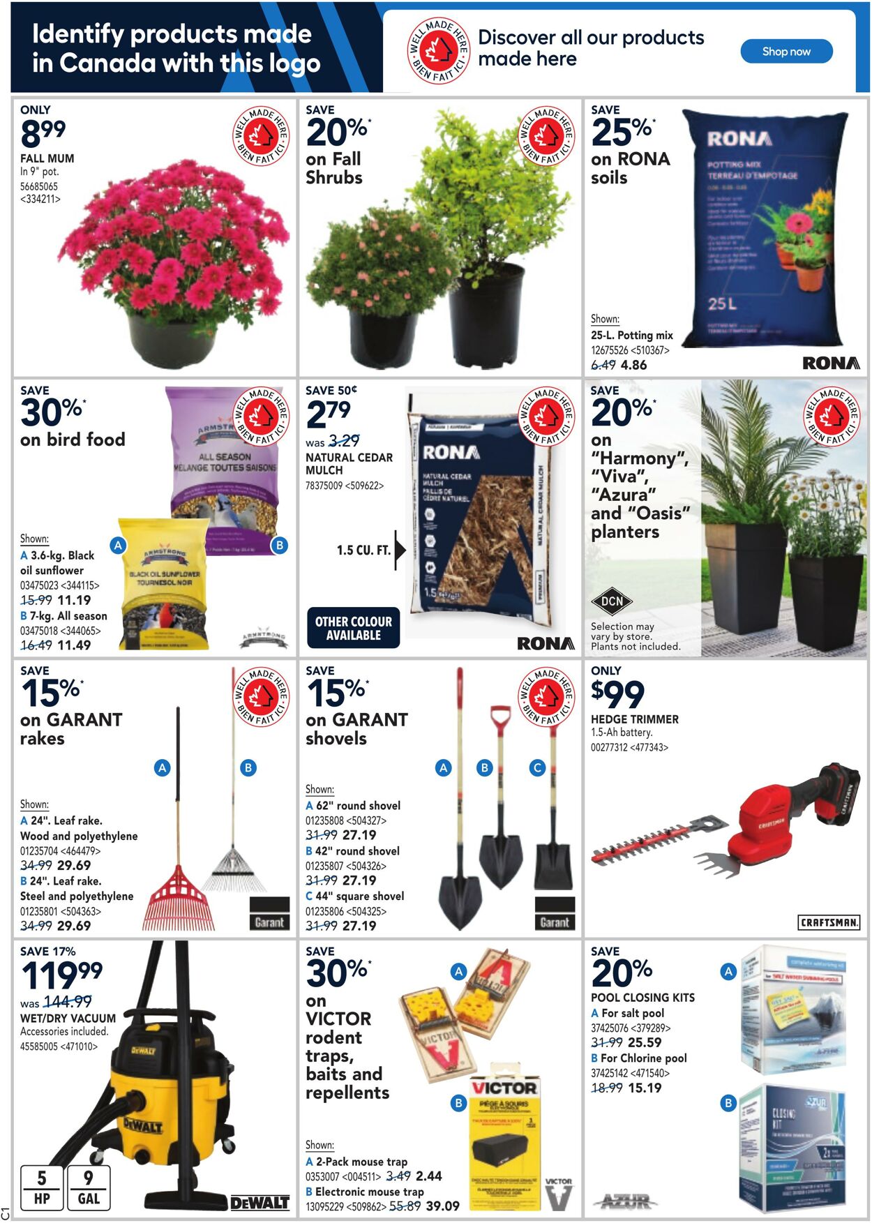 Flyer RONA 04.09.2025 - 10.09.2025