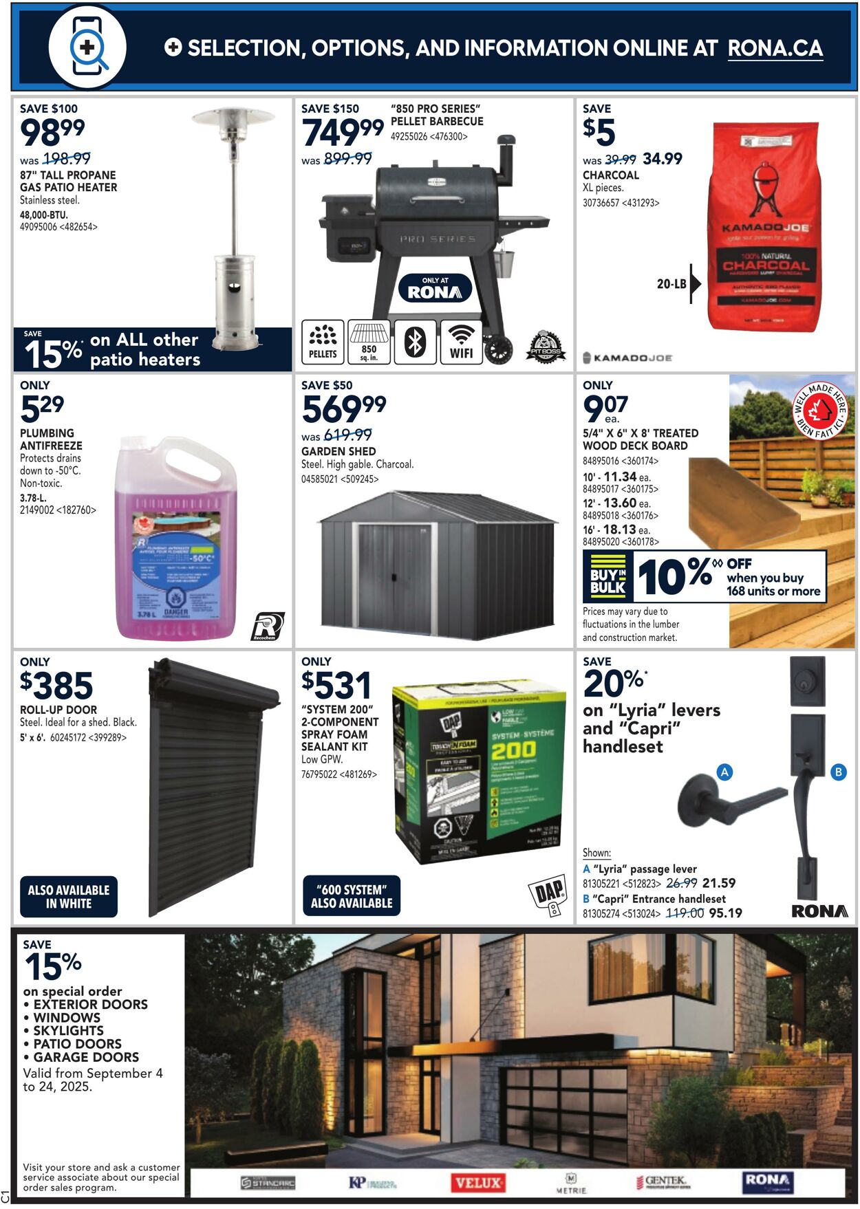 Flyer RONA 04.09.2025 - 10.09.2025