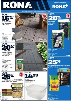 Flyer RONA 04.09.2025 - 10.09.2025