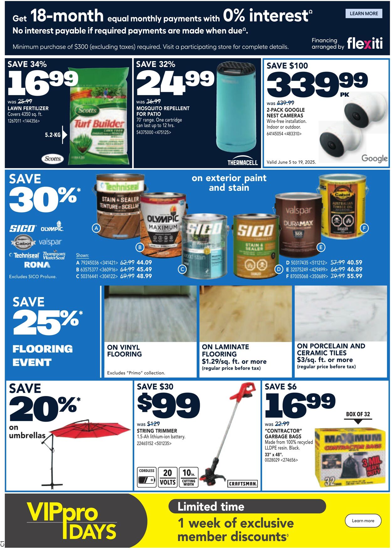 Flyer RONA 05.06.2025 - 11.06.2025