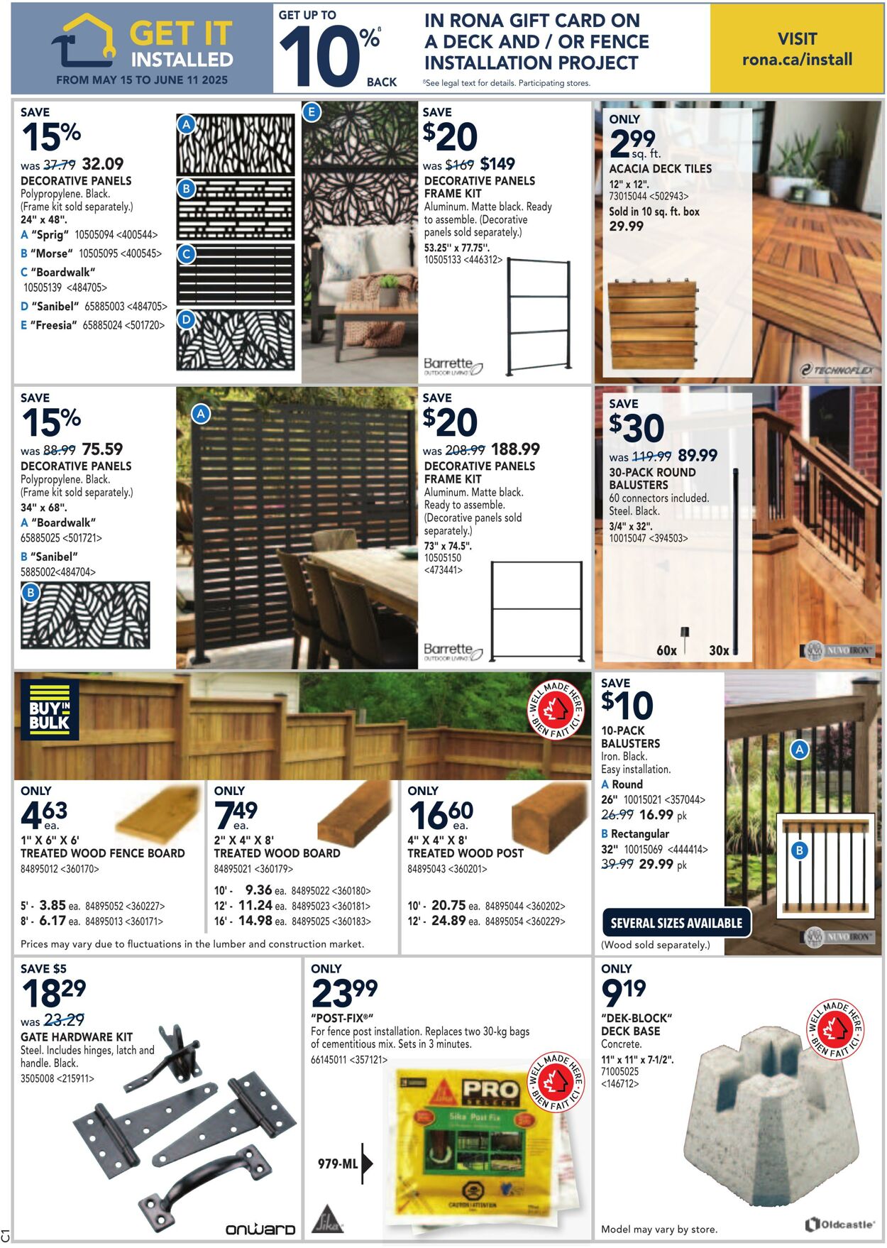 Flyer RONA 05.06.2025 - 11.06.2025