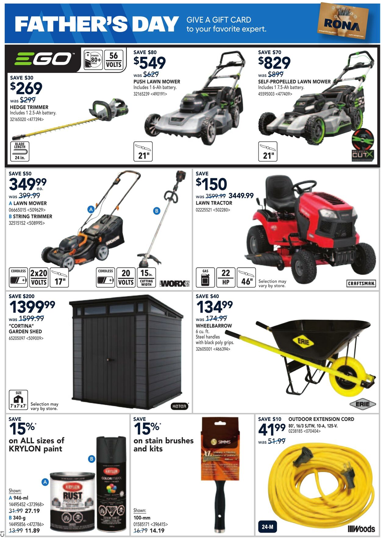 Flyer RONA 05.06.2025 - 11.06.2025