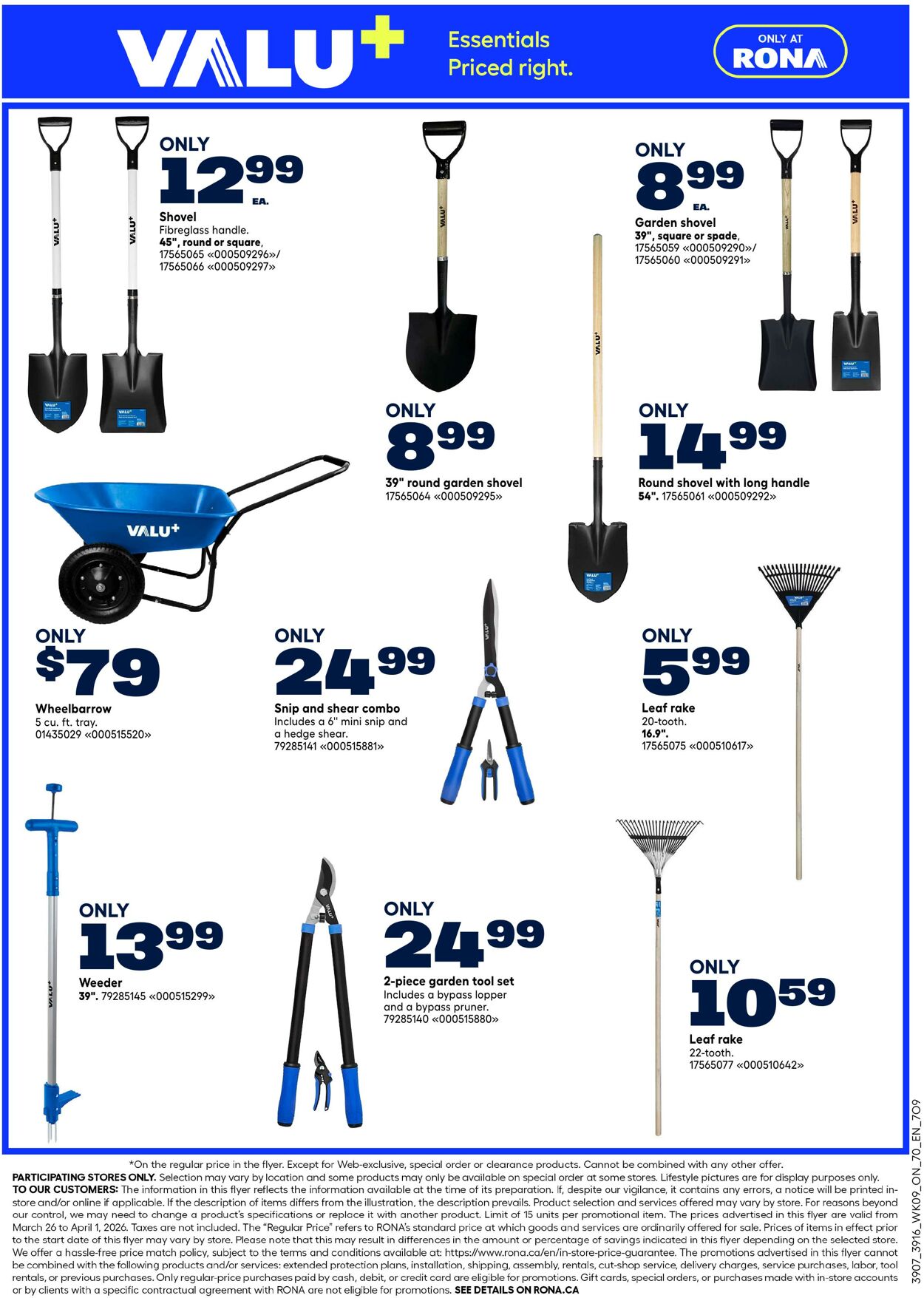Flyer RONA 26.03.2026 - 01.04.2026