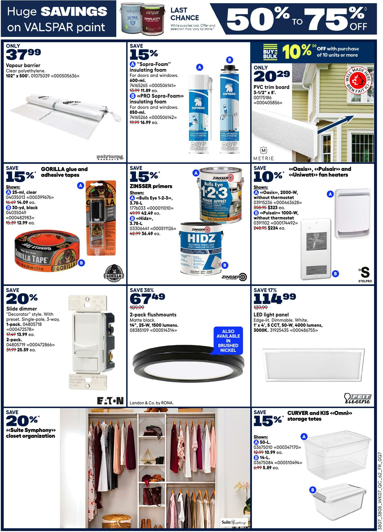 Flyer RONA 12.03.2026 - 25.03.2026
