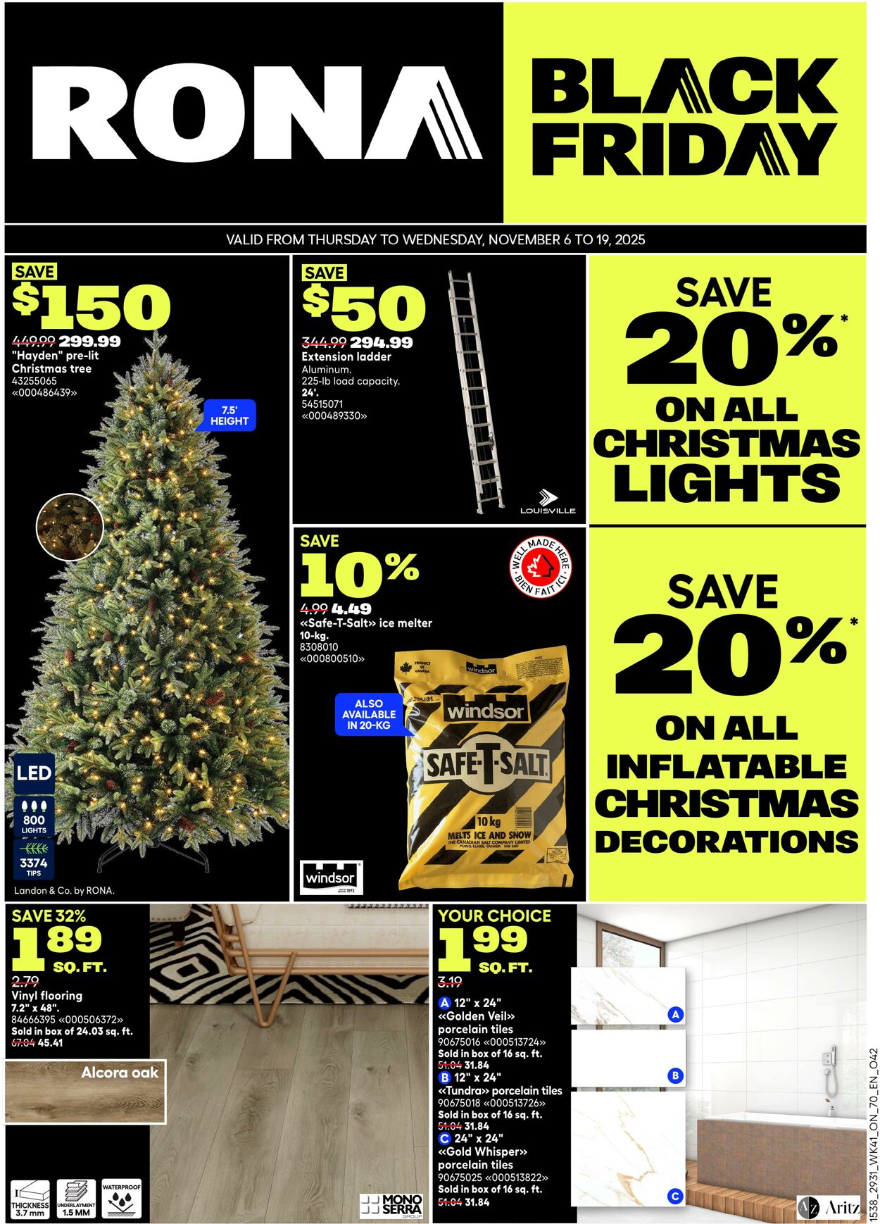 Flyer RONA 06.11.2025 - 19.11.2025