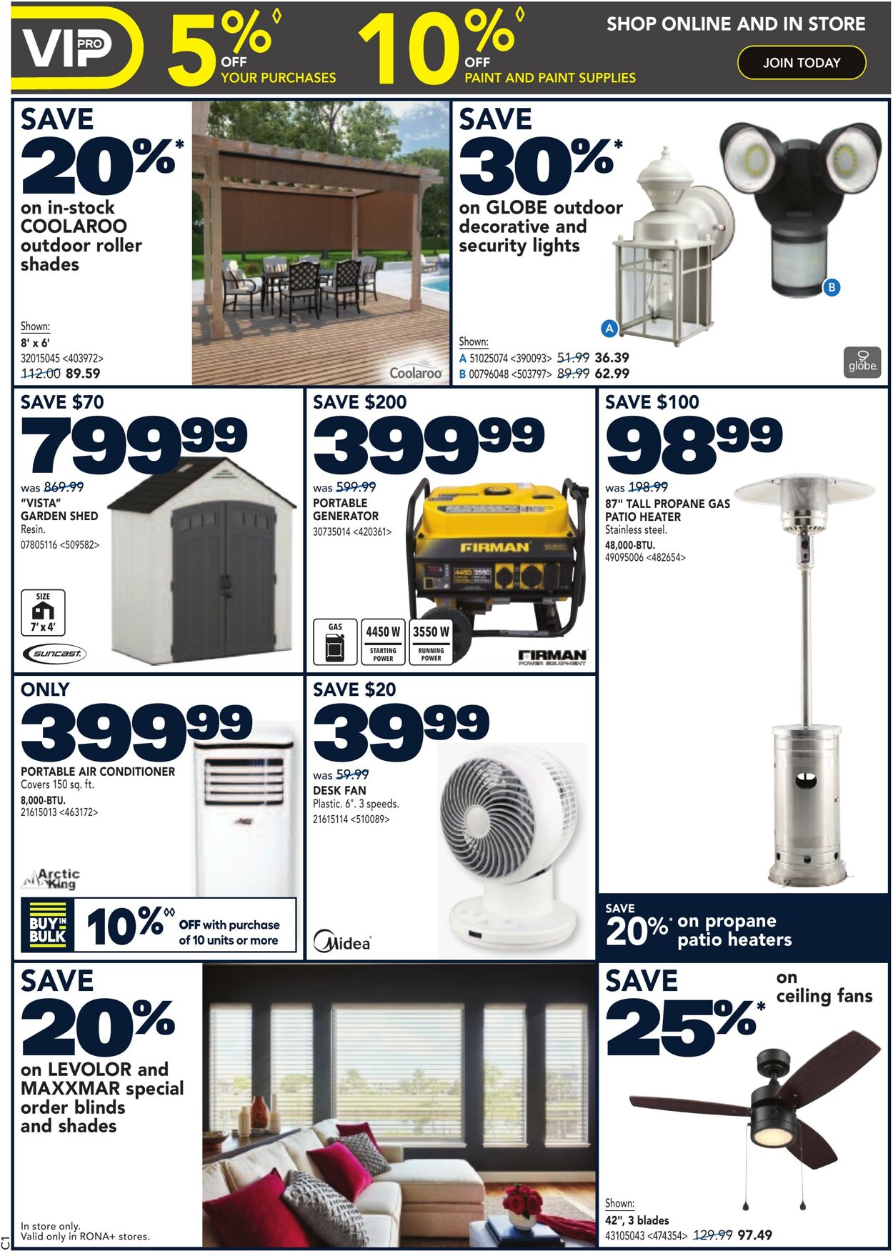 Flyer RONA 10.07.2025 - 16.07.2025