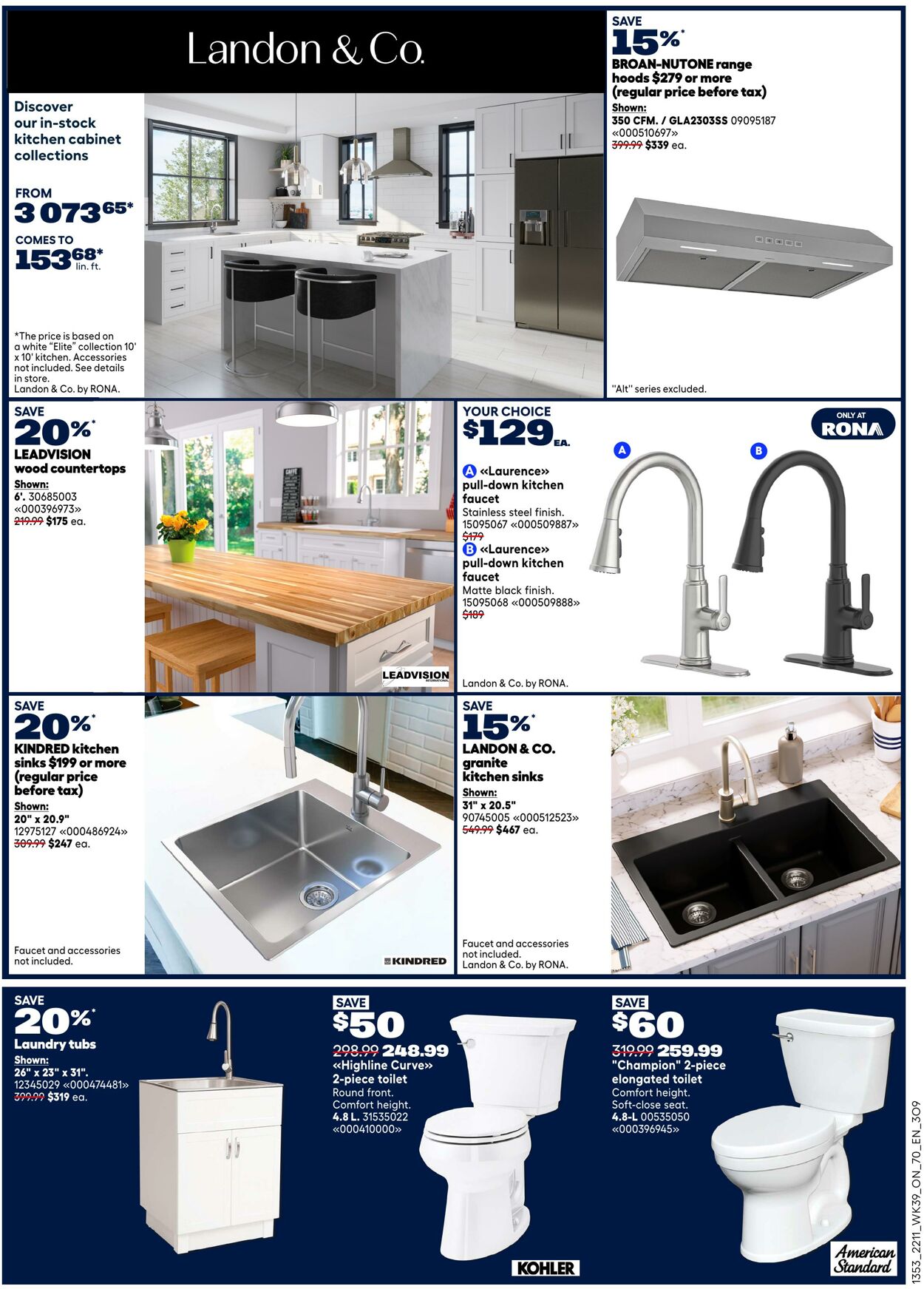 Flyer RONA 23.10.2025 - 05.11.2025