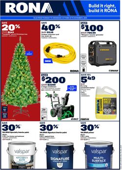 Flyer RONA 23.10.2025 - 05.11.2025