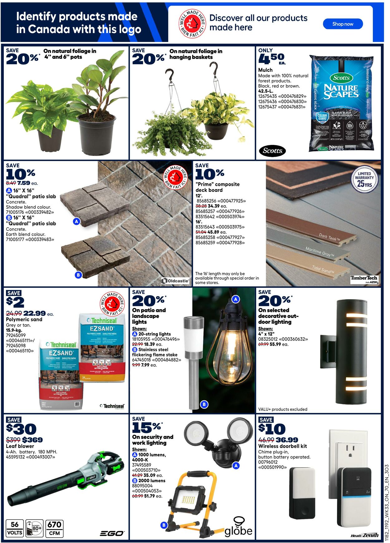 Flyer RONA 11.09.2025 - 24.09.2025