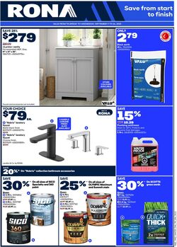 Flyer RONA 11.09.2025 - 24.09.2025