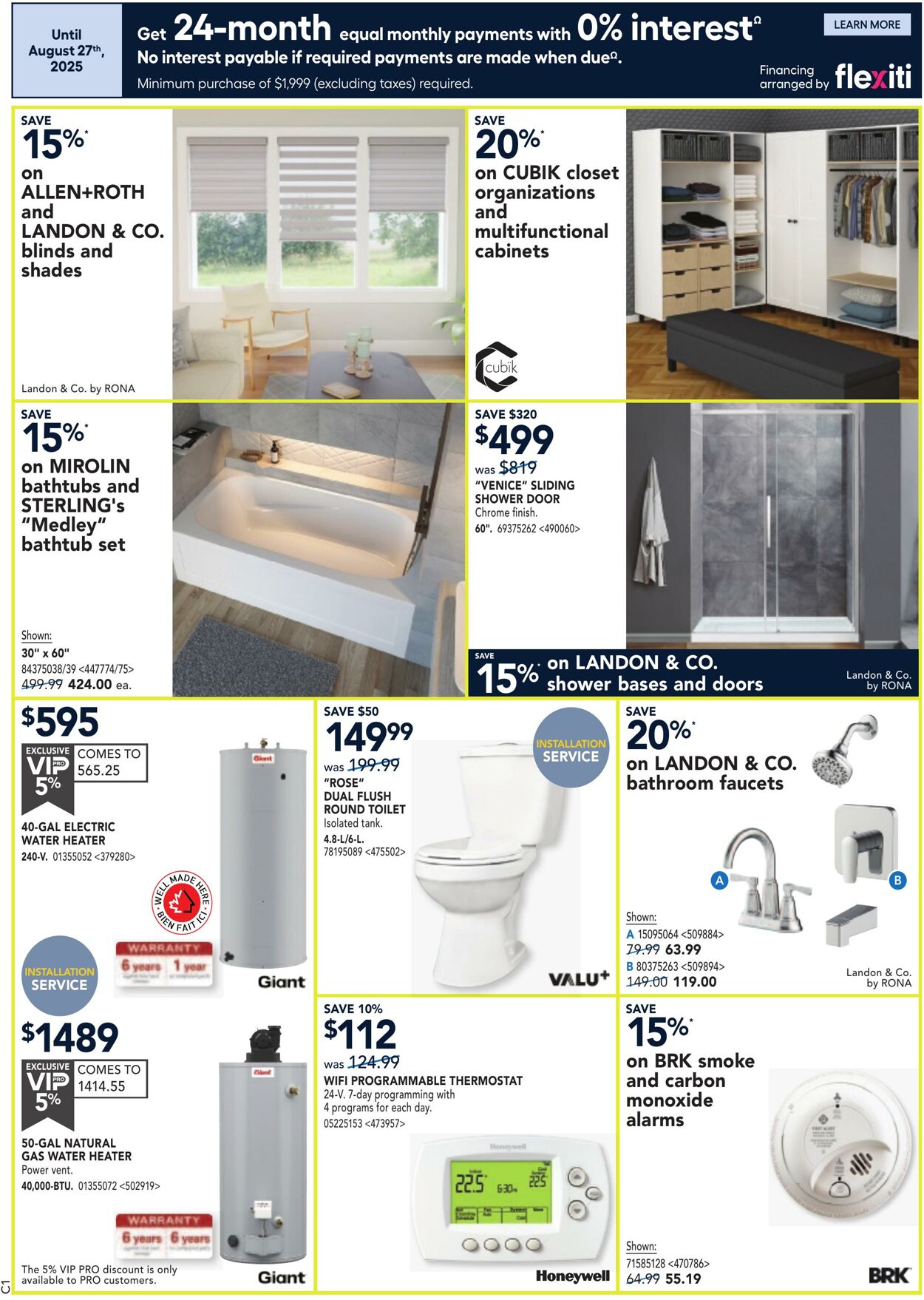 Flyer RONA 21.08.2025 - 27.08.2025