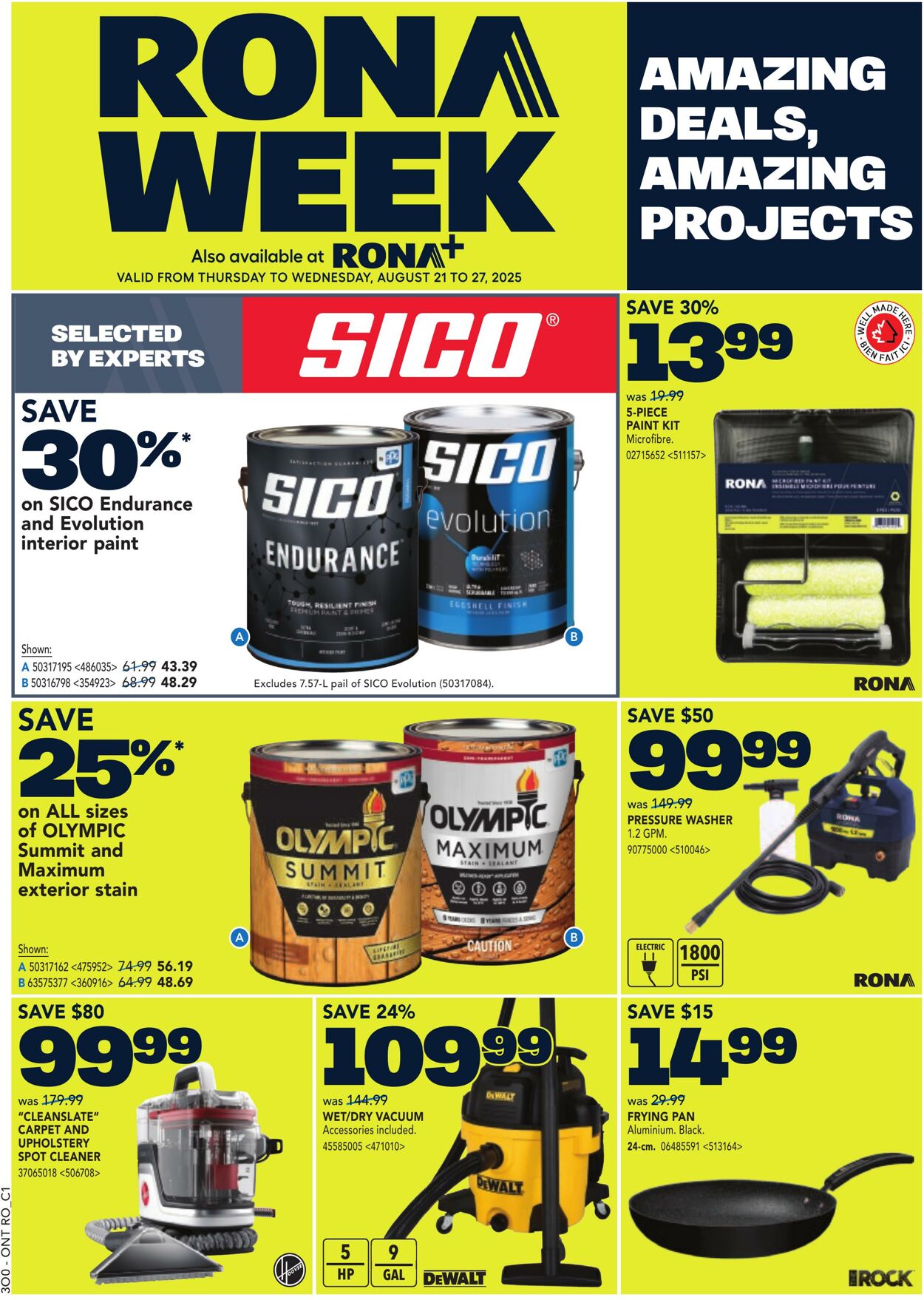 Flyer RONA 21.08.2025 - 27.08.2025