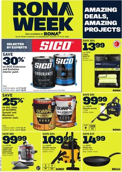 Flyer RONA 21.08.2025 - 27.08.2025