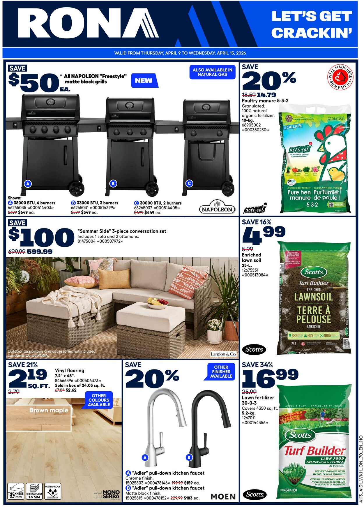 Flyer RONA 09.04.2026 - 15.04.2026