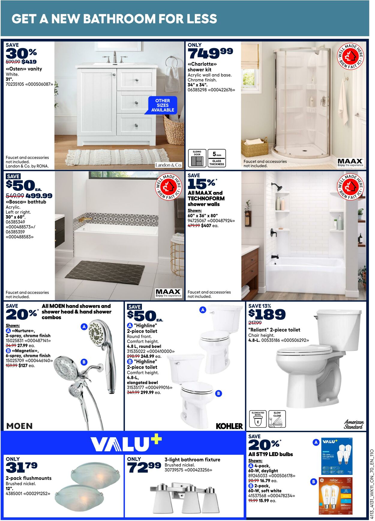 Flyer RONA 09.04.2026 - 15.04.2026