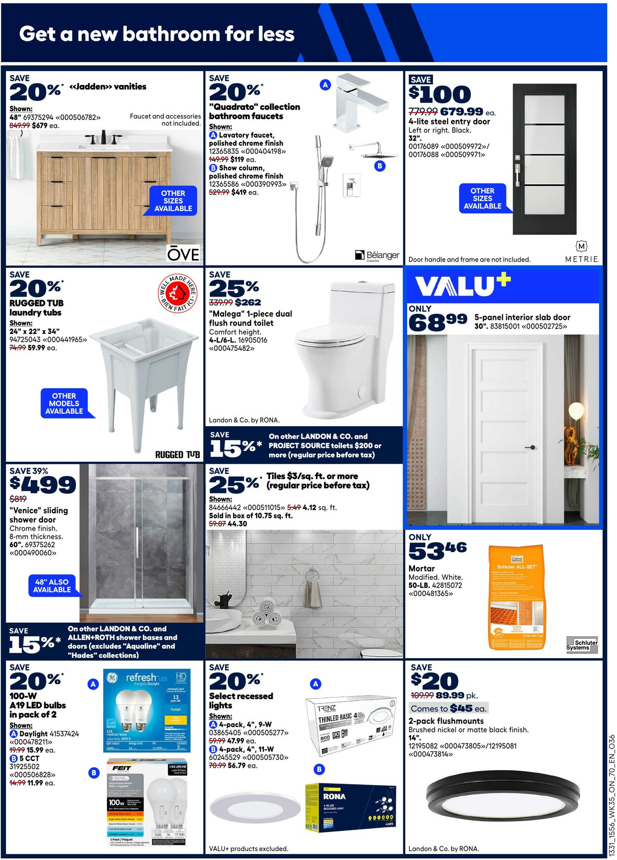 Flyer RONA 25.09.2025 - 08.10.2025