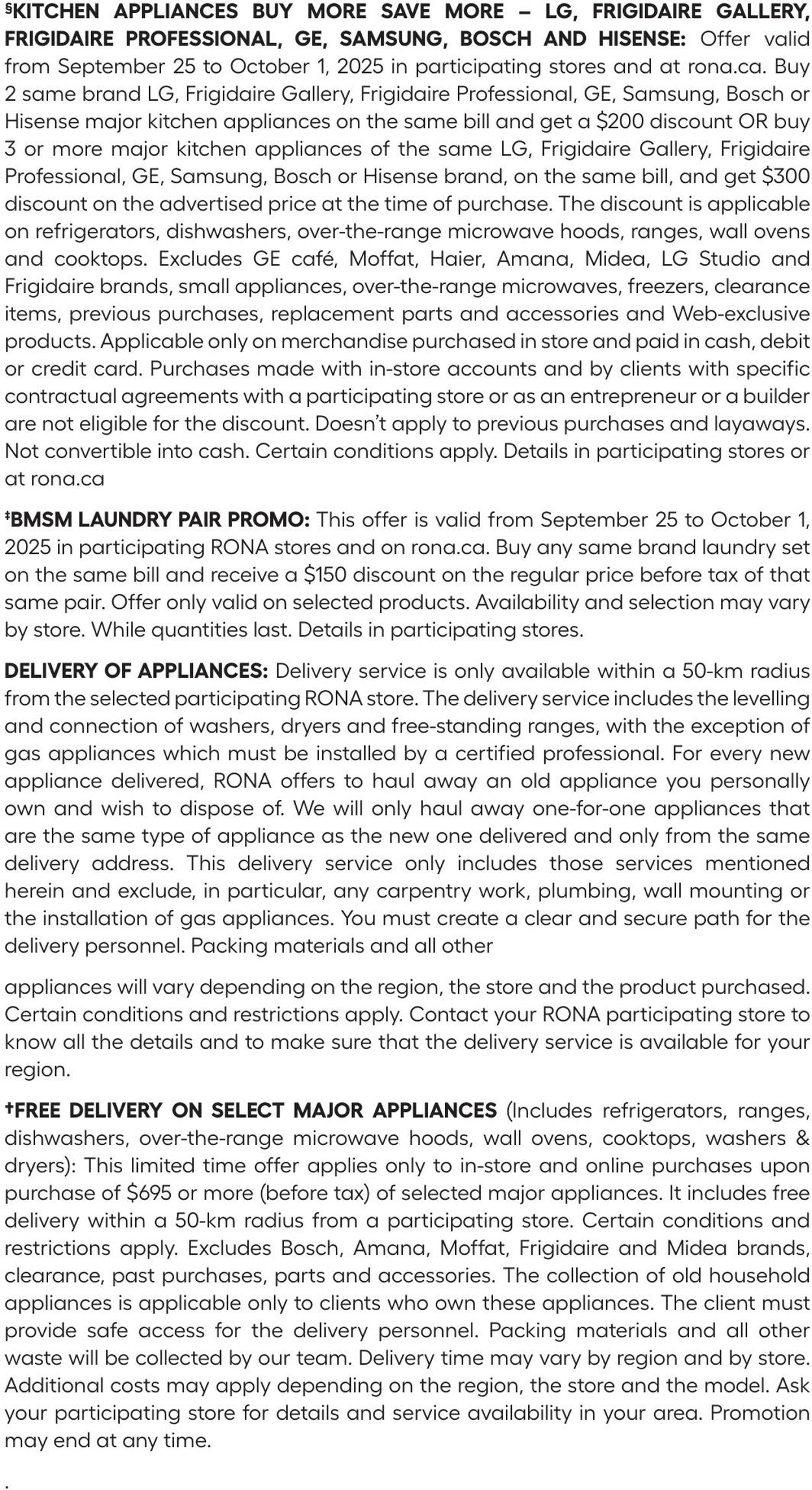 Flyer RONA 25.09.2025 - 08.10.2025
