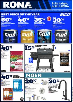 Flyer RONA 09.10.2025 - 22.10.2025
