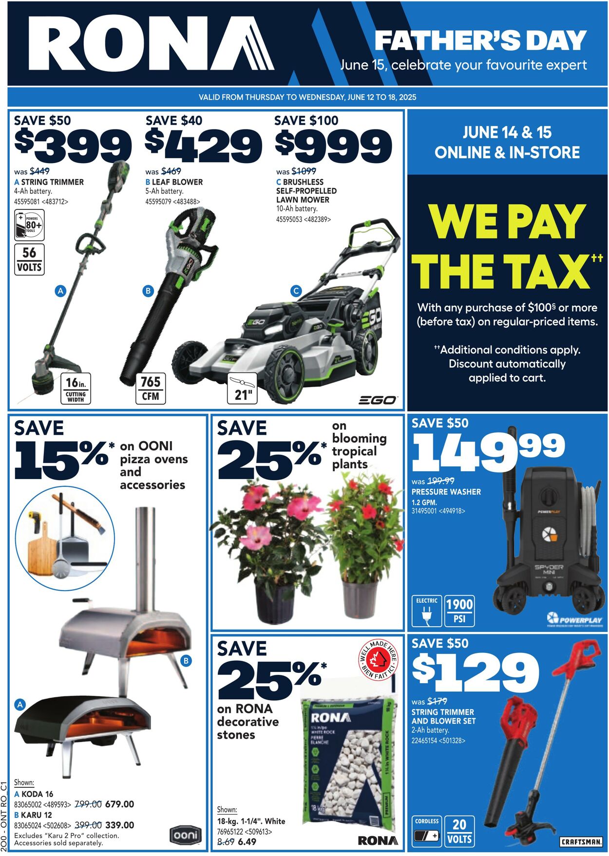 Flyer RONA 12.06.2025 - 18.06.2025