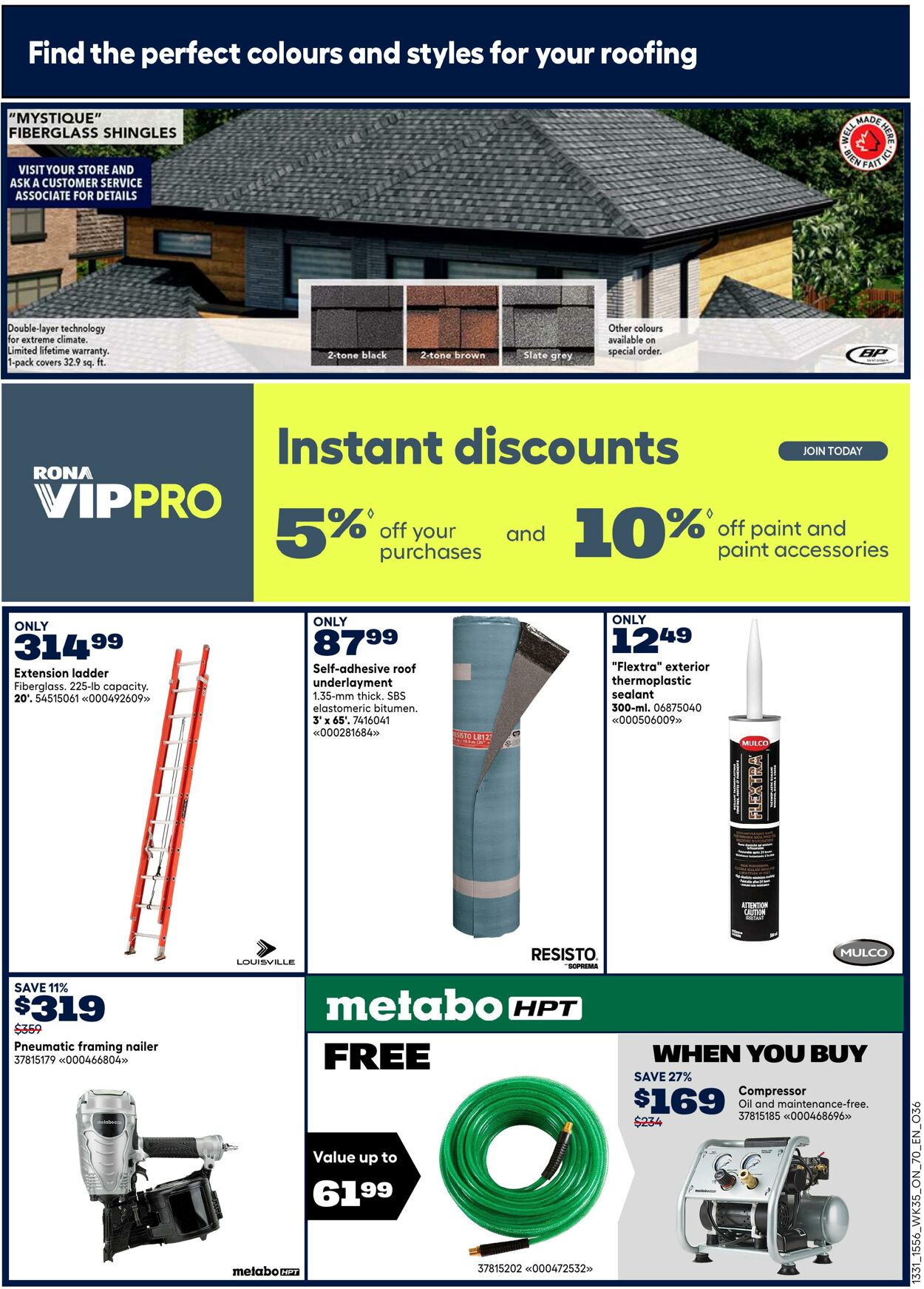 Flyer RONA 02.10.2025 - 08.10.2025