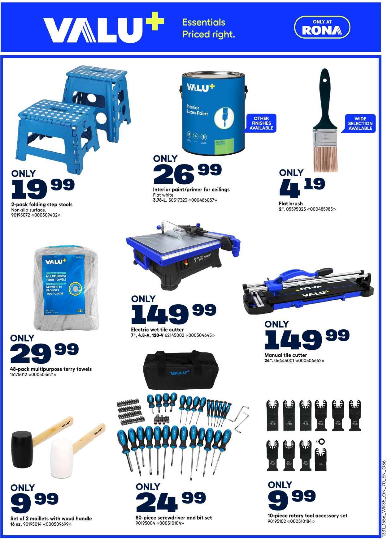 Flyer RONA 02.10.2025 - 08.10.2025