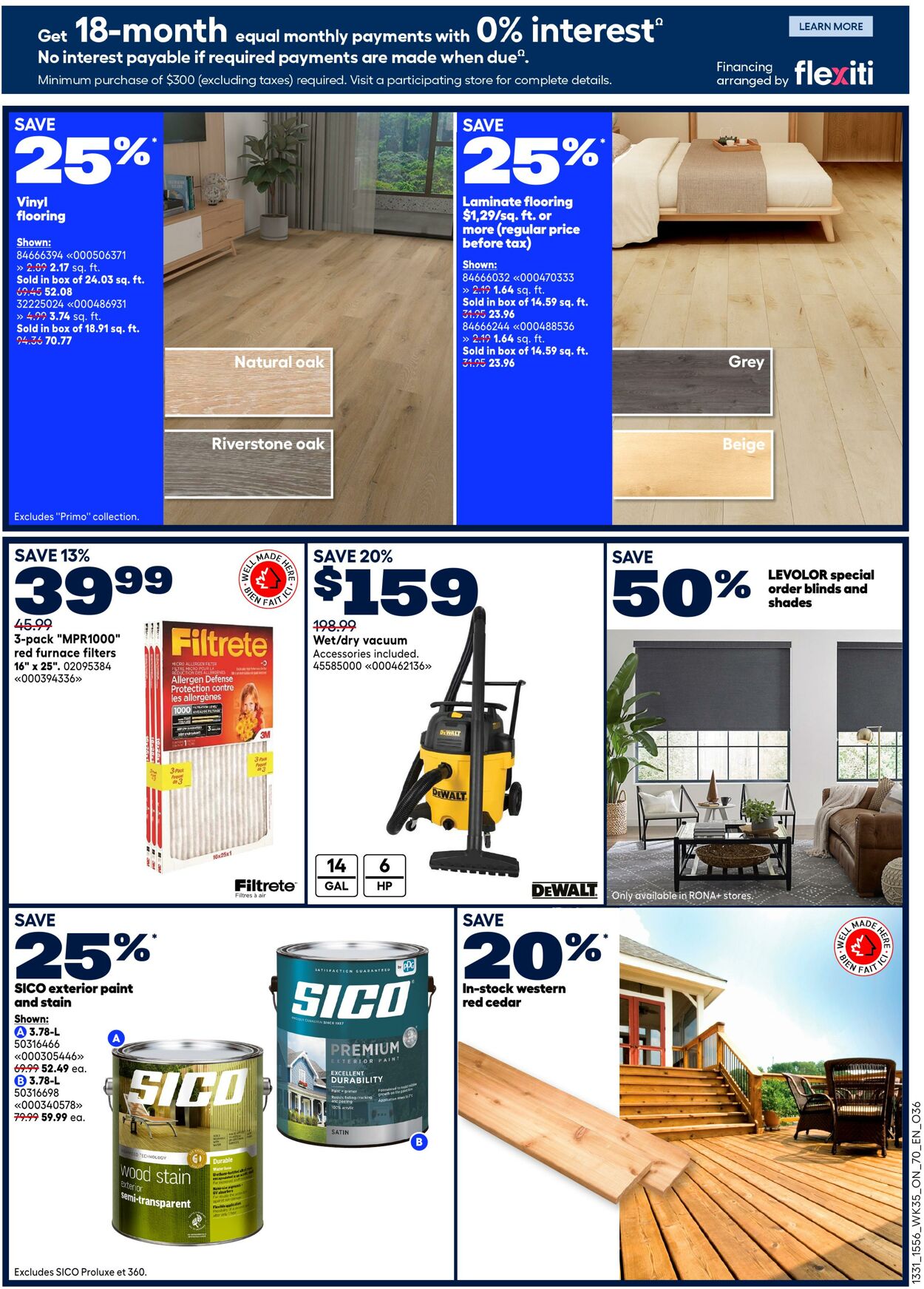Flyer RONA 02.10.2025 - 08.10.2025