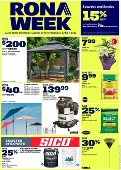 Flyer RONA 26.03.2026 - 01.04.2026