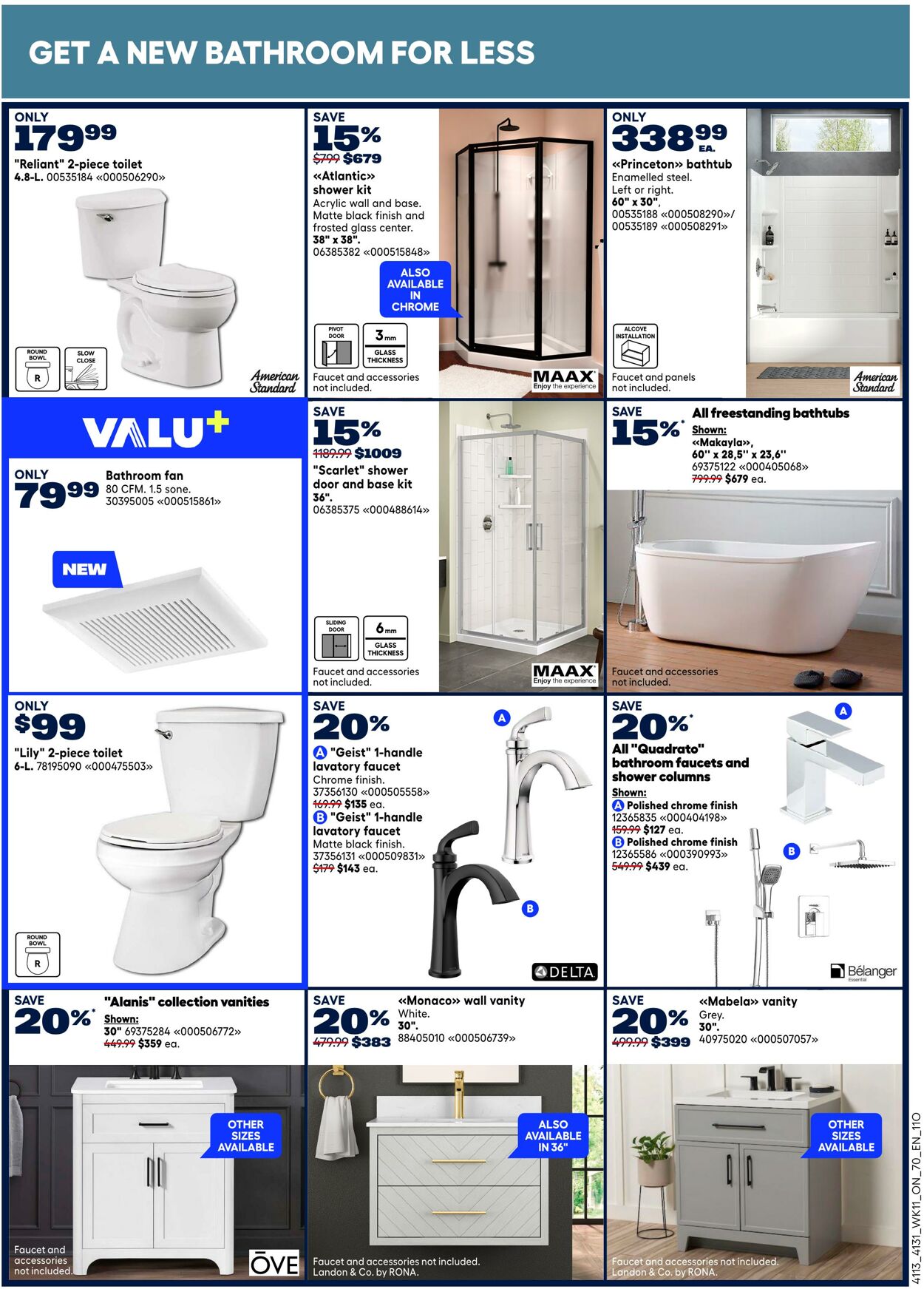 Flyer RONA 09.04.2026 - 15.04.2026