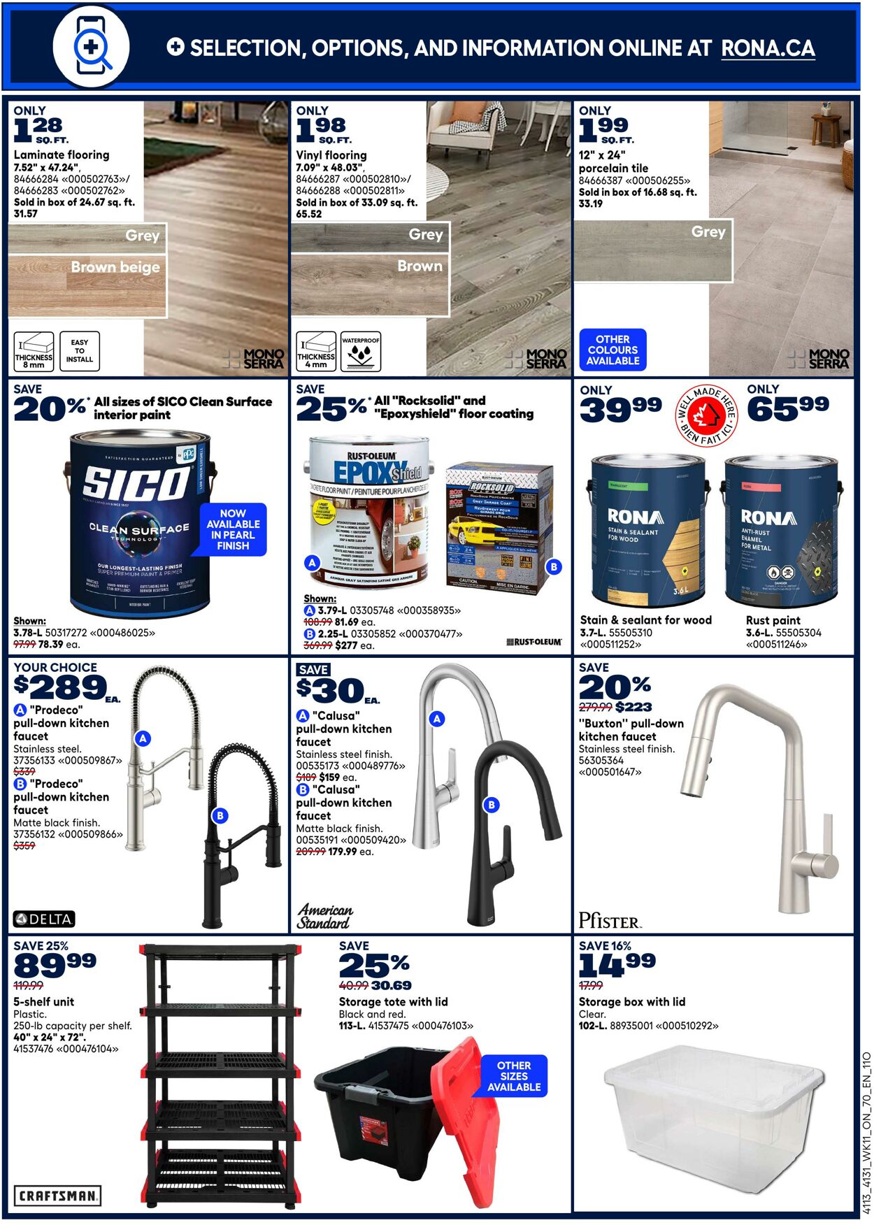 Flyer RONA 09.04.2026 - 15.04.2026