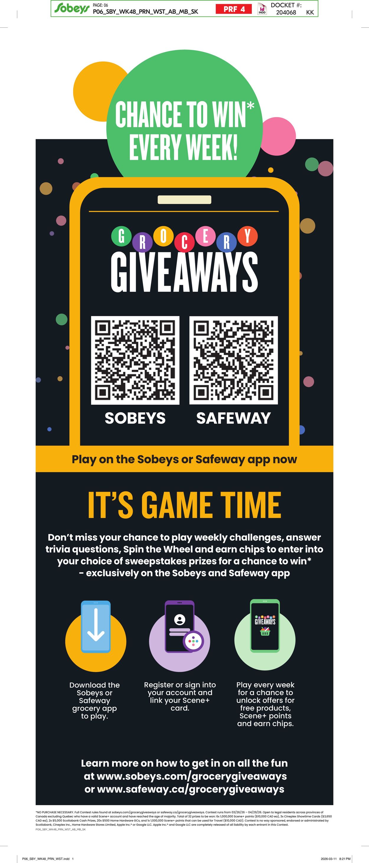 Flyer Safeway 26.03.2026 - 01.04.2026
