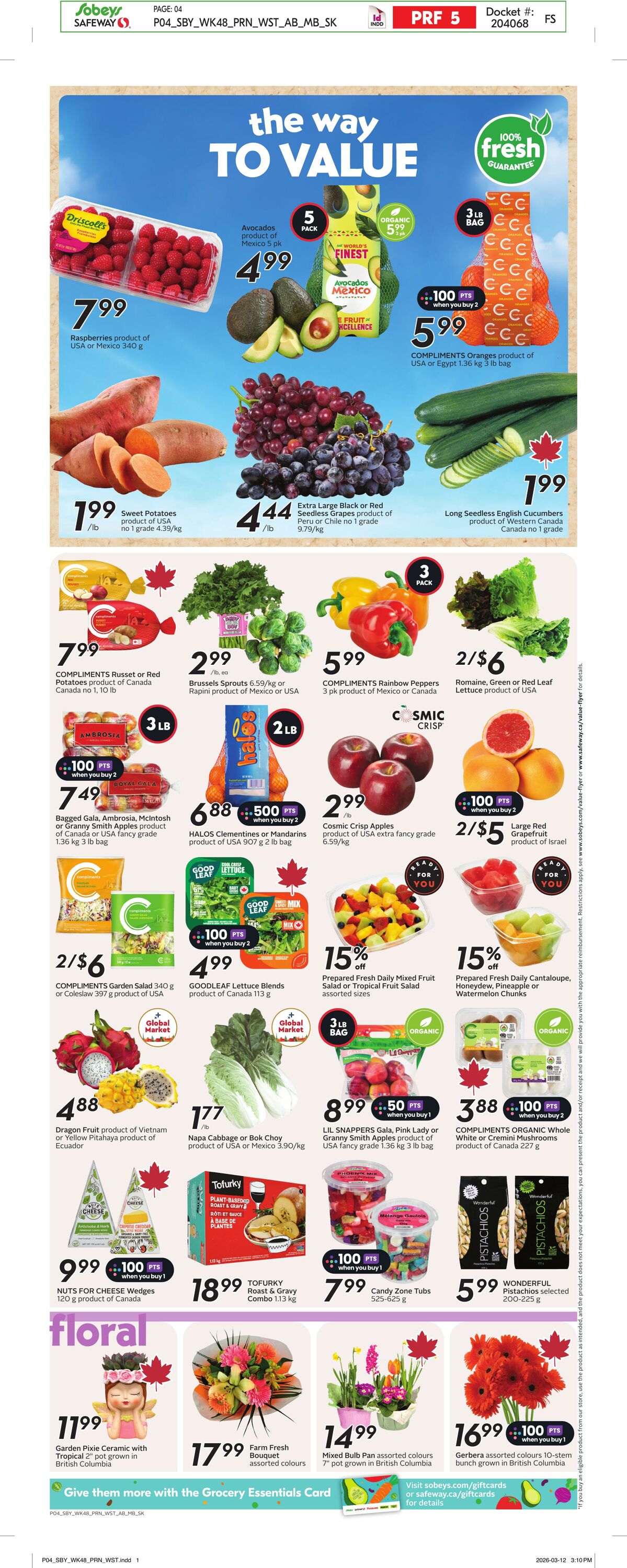 Flyer Safeway 26.03.2026 - 01.04.2026