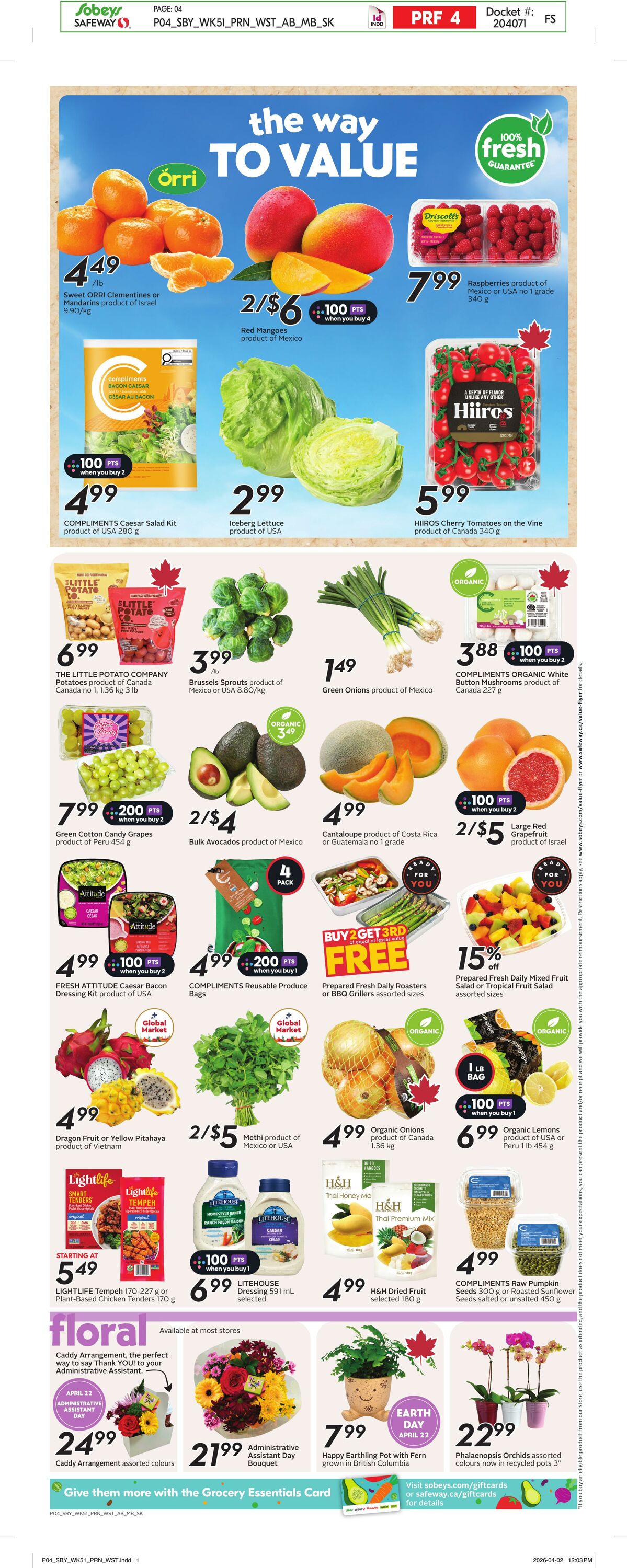 Flyer Safeway 16.04.2026 - 22.04.2026